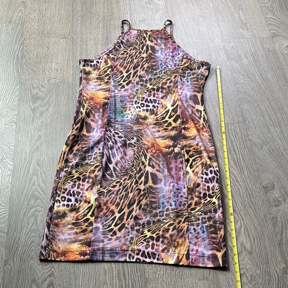 Animal Print Sleeveless Bodycon Dress - Picture 8 of 11